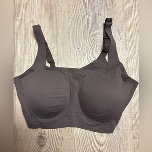 SKIMS Wireless T Shirt Bra 3X Brown Seamless Molded Cup Adjustable Strap